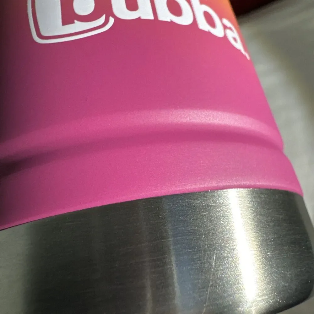 Lot Of 2 Bubba Multi Color Trailblazer Slim Can‎ Holder Stainless Purple & Mango